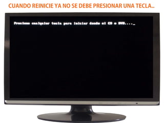 CUANDO REINICIE YA NO SE DEBE PRESIONAR UNA TECLA..
 