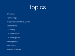 introduction to Toxicology | PPT
