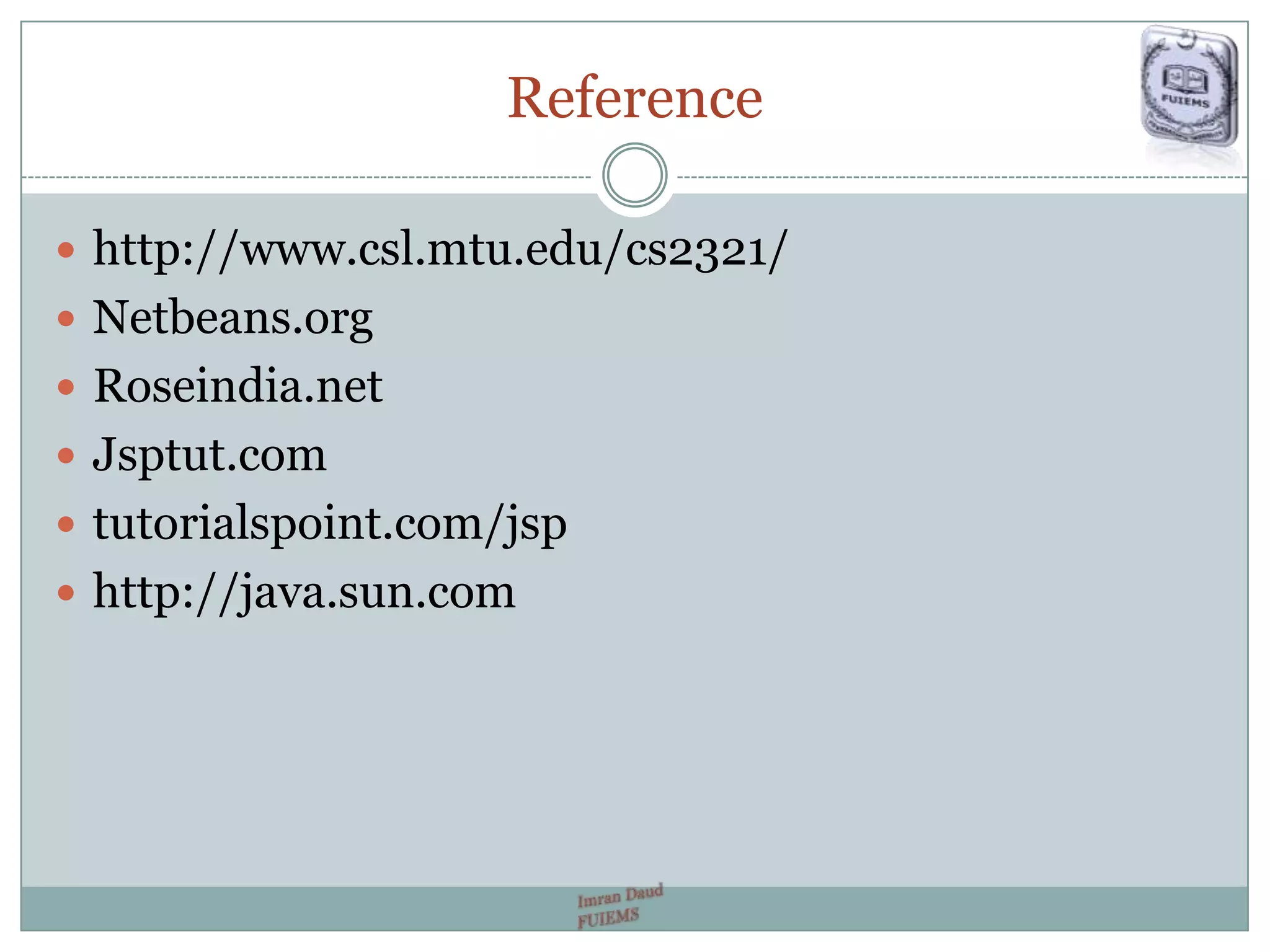9. java server faces | PPT