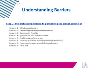Understanding Barriers  
