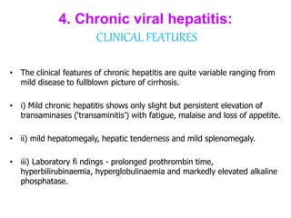 LIVER & GALL BLADDER: VIRAL HEPATITIS PPTX
