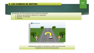 TEMA
9
GIROS A LA IZQUIERDA MEDIANTE RAQUETAS
 