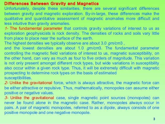 similarity between magnetic force and gravitational force