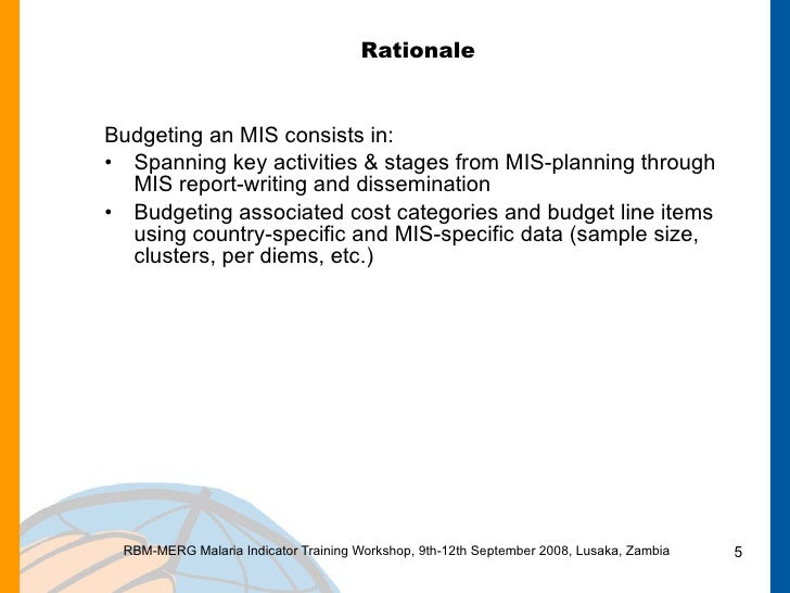 9 mis budget sample training budget
