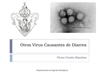 Otros Virus Causantes de Diarrea


                            Víctor Cortés Sánchez



       Departamento de Agentes Biológicos
 
