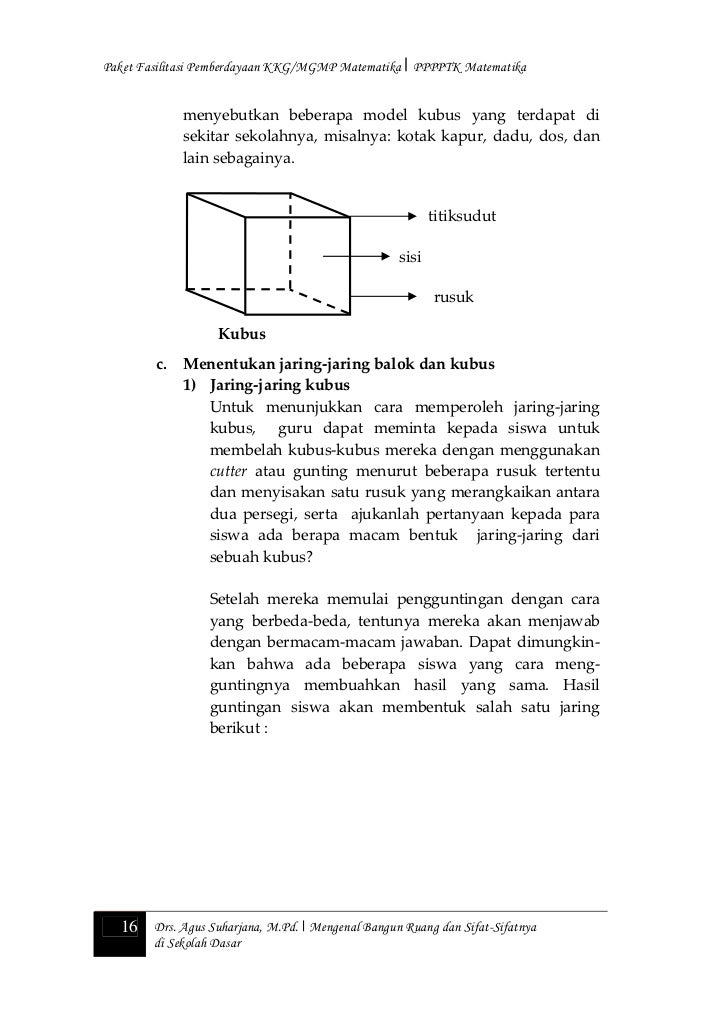 9 pengenalan bangun  ruang  dan  sifat2nya