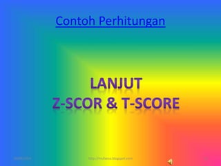 Contoh Perhitungan
10/06/2014 12http://mufaesa.blogspot.com
 