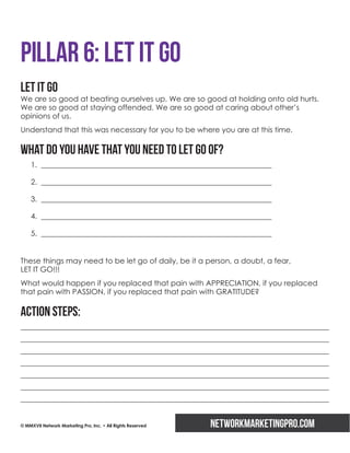 The Nine Pillars to Success Workbook PDF