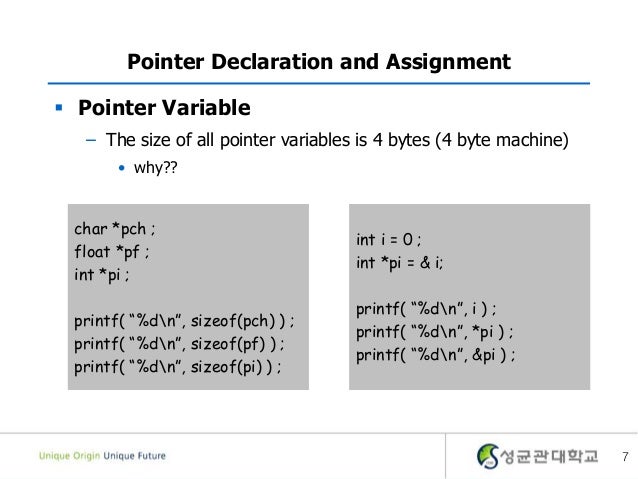 9. pointer, pointer & function