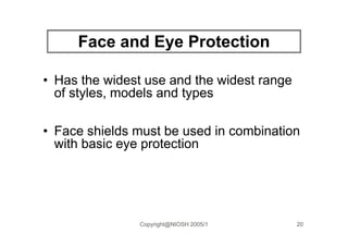 PERSONAL PROTECTIVE EQUIPMENT | PDF