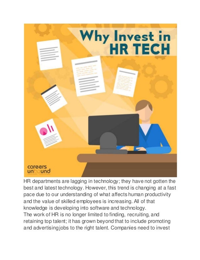 9 Promising Reasons Why Companies Needs To Invest In Hr Technology