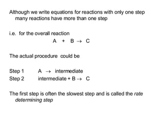 9 Reaction Kinetics | PPT