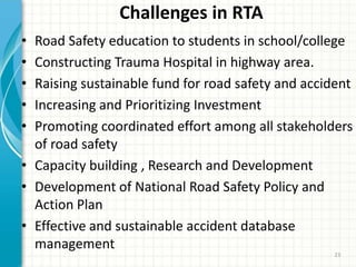 9 road traffic accident | PPTX