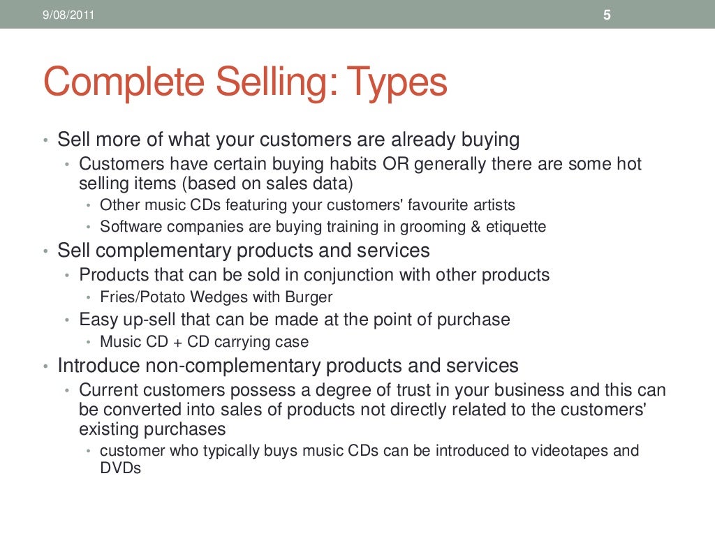 9. sales training cross selling