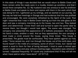 In this state of things it was decided that we would return to Battle Creek and 
there remain while the roads were in a mu...