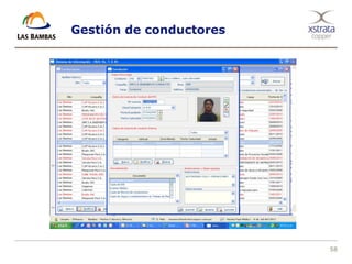 58
Gestión de conductores
 