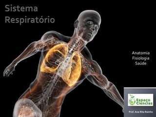 Anatomia
Fisiologia
Saúde
Prof. Ana Rita Rainho
 