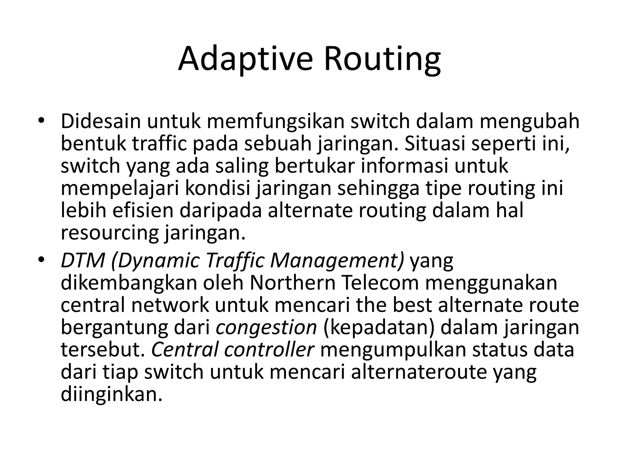 9-TEKNIK SWITCHING.pptx oleh Irawan Arifianto | PPTX
