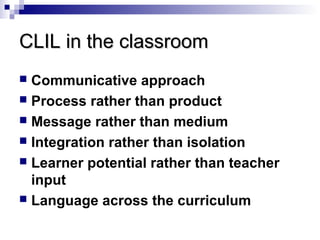 Sequential Learning Clil 9. the, what the why and the how of clil | PPT