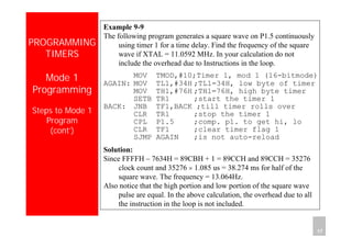 9 timer programming | PDF