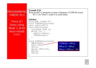 9 timer programming | PDF
