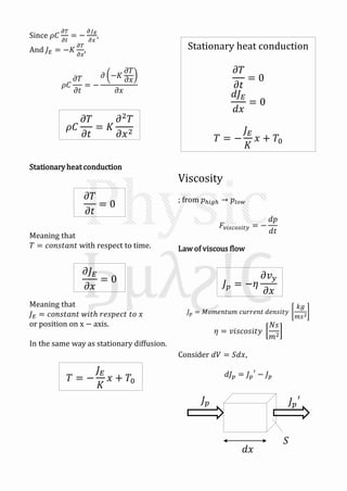 9). transport phenomena (finished) | PDF