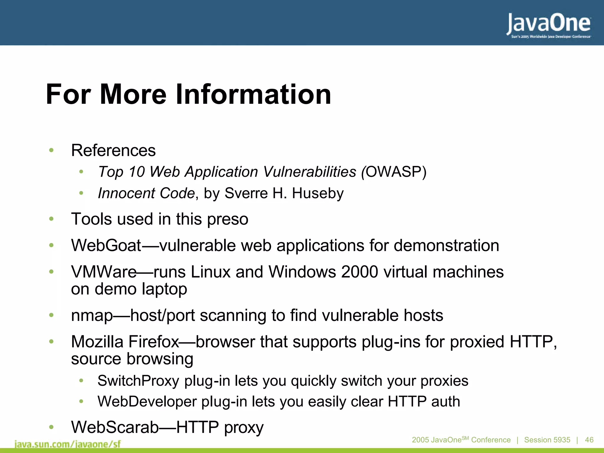 9 Ways to Hack a Web App