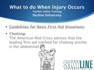 9. what to do when injury occurs | KEY