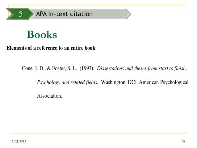 Cone and foster dissertation