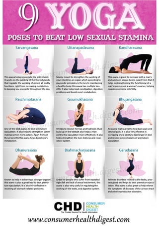 9 Yoga Poses to Beat Low Sexual Stamina