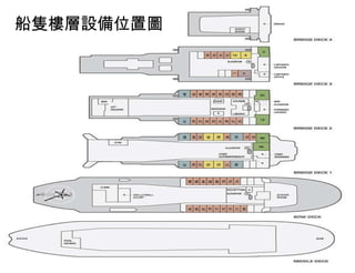 船隻樓層設備位置圖 