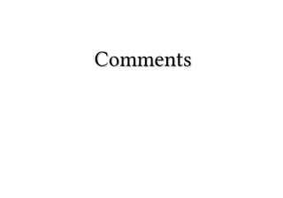 Comments

 