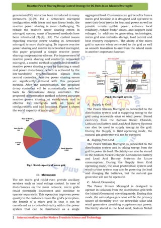 Reactive Power Sharing Droop Control Strategy for DG Units in an ...