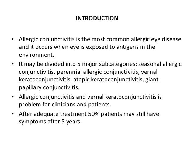 Effect Of Topical Cyclosporine 0.05% In Allergic 