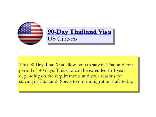 Thailand 90 Day Visa
