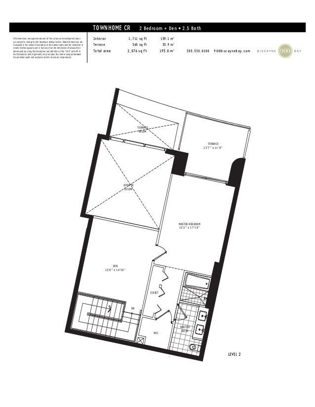 900 Biscayne Bay floor plans