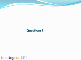 Questions?
 