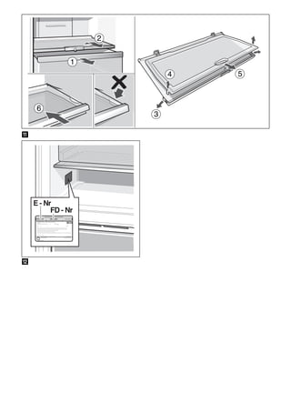 tr
78
Yetkili servis
Size yakın bir yetkili servisimizi telefon
rehberinde veya yetkili servis listesinde
bulabilirsiniz. Lütfen yetkili servisimizi
çağırdığınız zaman, cihazın ürün
numarasını (E-Nr.) ve imalat numarasını
(FD) bildiriniz.
Bu numaraları, tip levhasının üzerinde
bulabilirsiniz. Resim ,
Cihazın ürün numarasını ve imalat
numarasını bildirmek suretiyle, gereksiz
gidip gelme masraflarını ve zaman
kaybını önlemiş olursunuz. Böylelikle ilgili
fazla masraflardan tasarruf etmiş
olursunuz.
Arızalarda onarım siparişi ve
danışma
Tüm ülkelerin iletişim bilgileri için, ekteki
yetkili servis listesine bakınız.
Arıza Muhtemel sebebi Giderilmesi
Dondurucu bölümünün
kapısı uzun süre açık kaldı;
artık ayarlanmış sıcaklığa
ulaşılamıyor.
NoFrost sistemindeki
evaporatör (soğuk üretici)
aşırıoranda buz tutmuş vebu
nedenle tam otomatik buz
çözme işlemini yapamıyor.
Evaporatörün buzunu çözmek için,
dondurulmuş besinleri çekmeceler veye içine
kondukları gözler ile birlikte cihazdan dışarı
çıkarınız ve iyice izole ederek, serin bir yerde
muhafaza ediniz.
Cihazı kapatınız ve iteleyerek duvardan
uzaklaştırınız. Cihazın kapısı açık bırakılmalıdır.
Yaklaşık 20 dakika sonra, eriyen su cihazın
arka yüzündeki buharlaşma kabının içine
akmaya başlar. Resim *
Bu işlem esnasında buharlaşma kabının
taşmasını önlemek için, eriyen suyu bir sünger
ile emerek kabın boşlmasını sağlayınız.
Buharlaşma kabına artık buz suyu eriyip
akmayınca, evaporatörün buzu çözülmüş
demektir. Cihazın içini temizleyiniz. Cihazı
tekrar çalıştırınız.
TR 444 6333 Çağrı merkezini
sabit hatlardan
aramanın bedeli
şehir içi
ücretlendirme, Cep
telefonlarından ise
kullanılan tarifeye
gore değişkenlik
göstermektedir.
 