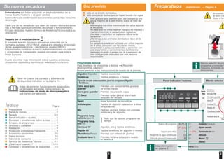 1 2
Mando selector dPanel indicador / botones
Programas/tejidos
Vista detallada de programas y tejidos Resumen
de programas, página 7.
Prestar atención a las instrucciones de lavado de la prenda.
Algodón/Algodão Tejidos resistentes.
Sintéticos Tejidos sintéticos o mixtos.
Tipos de secado seleccionables para los programas Algodón
y Sintéticos:
Extra seco para
guardar
Prendas con componentes gruesos
de varias capas.
Seco para guardar Prendas de una sola capa.
Seco Prendas aptas para el planchado
después del secado.
Sport Ropa funcional de microfibra.
Antialergias Tejidos de algodón para secar a altas
temperaturas.
Mix Partidas de ropa mixtas con prendas
sintéticas y de algodón.
Programa temp.
caliente/quente Todo tipo de tejidos; programa de
tiempo.Programa temp.
frío/frio
Camisas 15’ Algodón, lino y tejidos sintéticos.
Rápido 40’ Tejidos sintéticos, de algodón o mixtos.
Plumíferos/Penas Prendas con relleno de plumas.
Acabado lana/lã Prendas de lana aptas para lavado
en lavadora.
Su nueva secadora
Enhorabuena por haber adquirido un electrodoméstico de la
marca Bosch, moderno y de gran calidad.
La secadora por condensación se caracteriza por su bajo consumo
de energía.
Cada una de las secadoras que salen de nuestra fábrica es some-
tida a los más rigurosos controles de calidad y funcionamiento.
En caso de dudas, nuestro Servicio de Asistencia Técnica está a su
disposición.
Respeto por el medio ambiente
El presente aparato incorpora las marcas prescritas por la
normativa europea 2012/19/UE relativa a la retirada y el reciclaje
de los aparatos eléctricos y electrónicos usados (WEEE).
Esta normativa constituye el marco reglamentario para una retirada
y un reciclaje de los aparatos usados con validez para toda la
Unión Europea.
Puede encontrar más información sobre nuestros productos,
accesorios, repuestos y servicios en www.bosch-home.com
Uso previsto Preparativos
sólo en el ámbito doméstico,
sólo para secar tejidos que se hayan lavado con agua.
Este aparato está previsto para ser utilizado a una
altura máxima de 4.000 metros sobre el nivel del
mar.
Mantenga a los niños menores de tres años lejos de
la secadora.
No deje que los niños realicen trabajos de limpieza o
mantenimiento de la secadora sin vigilancia.
¡No dejar a los niños sin vigilancia cerca de la
secadora!
¡Mantenga a los animales domésticos lejos de la
secadora!
La secadora puede ser utilizada por niños mayores
de 8 años, personas con facultades físicas,
sensoriales o psíquicas reducidas y personas con
una experiencia o conocimientos insuficientes
siempre y cuando cuenten con la supervisión de
otro o hayan sido instruidos por una persona
responsable.
Índice Página
Preparativos . . . . . . . . . . . . . . . . . . . . . . . . 2
Panel de mando . . . . . . . . . . . . . . . . . . . . . . 2
Secado . . . . . . . . . . . . . . . . . . . . . . . . . . 3/4
Panel indicador y ajustes . . . . . . . . . . . . . . . 5
Consejos y advertencias sobre la ropa . . . . 6
Sinopsis de programas . . . . . . . . . . . . . . . . 7
Limpieza y cuidados. . . . . . . . . . . . . . . . . . . 8
Instalación . . . . . . . . . . . . . . . . . . . . . . . . . . 9
Protección antiheladas/Transporte. . . . . . . . 9
Accesorios opcionales . . . . . . . . . . . . . . . . 10
Datos técnicos . . . . . . . . . . . . . . . . . . . . . . 10
Valores de consumo . . . . . . . . . . . . . . . . . 10
Servicio de Asistencia Técnica . . . . . . . . . . 11
¿Qué hacer cuando...? . . . . . . . . . . . . . 11/12
Consejos y advertencias de seguridad . . . 13
No conectar n
de daños o de
¡Avisar al Serv
Instalación Página 9.
Avance del programa Duración/Duração
- - Ajuste secado
Seguro para niños – Terminado en/em
Recipiente de agua condensada Delicado
Filtro de pelusas/Condensador Menos
(Señal)
Inicio/Stop
Mando selector de pro
programa y conectar/d
máquina. El mando se
direcciones.
Más información
en página 5
Tener en cuenta los consejos y advertencias
de seguridad indicadas en la página 13.
Antes de poner en funcionamiento la secadora,
es necesario leer estas instrucciones y las
Instrucciones del modo de ahorro energético
que vienen por separado.
 