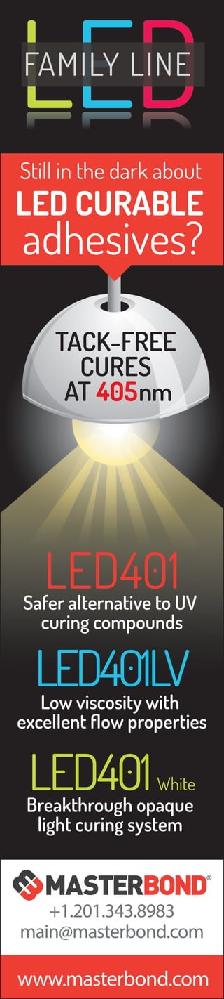 Still in the dark about LED curable adhesives?