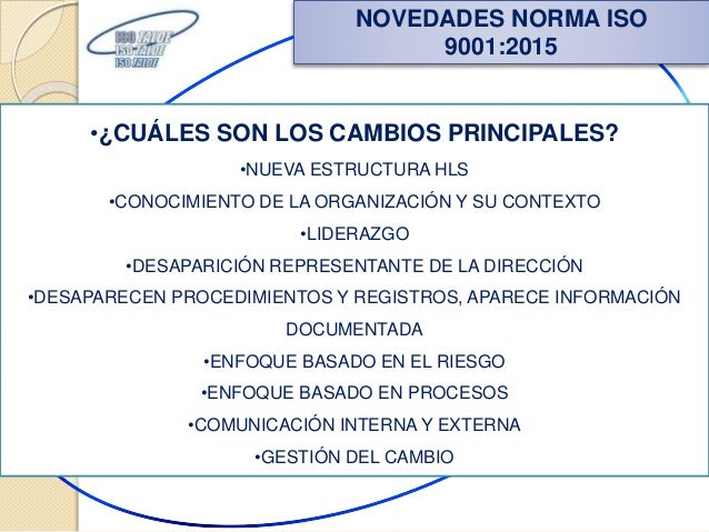 Nueva Norma Iso 9001 2015