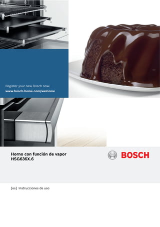 Comprar horno Bosch HSG636XS6 inox vapor multifuncion | Funnatic.es