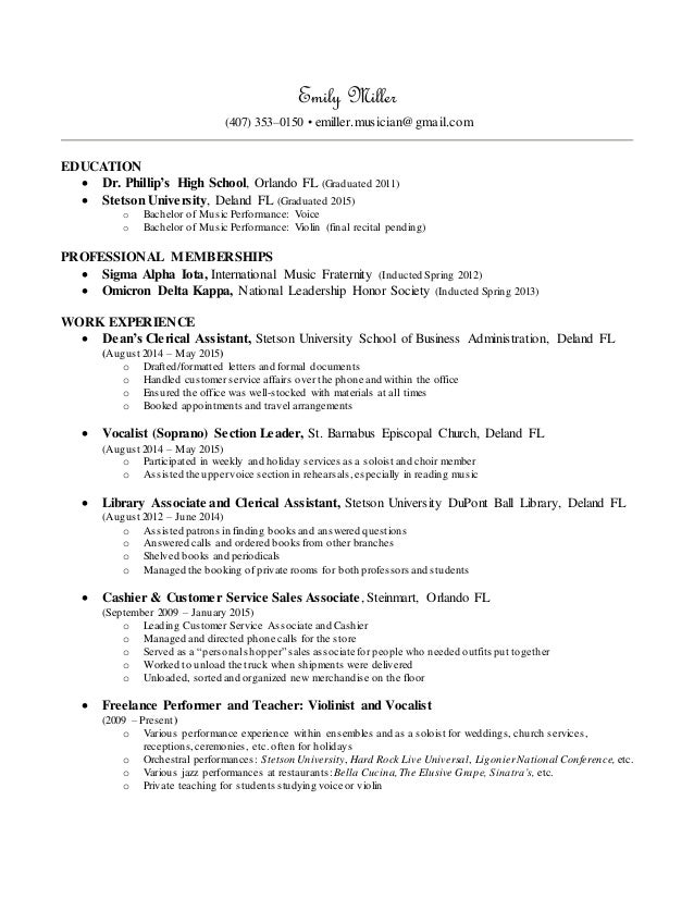 emily s resume