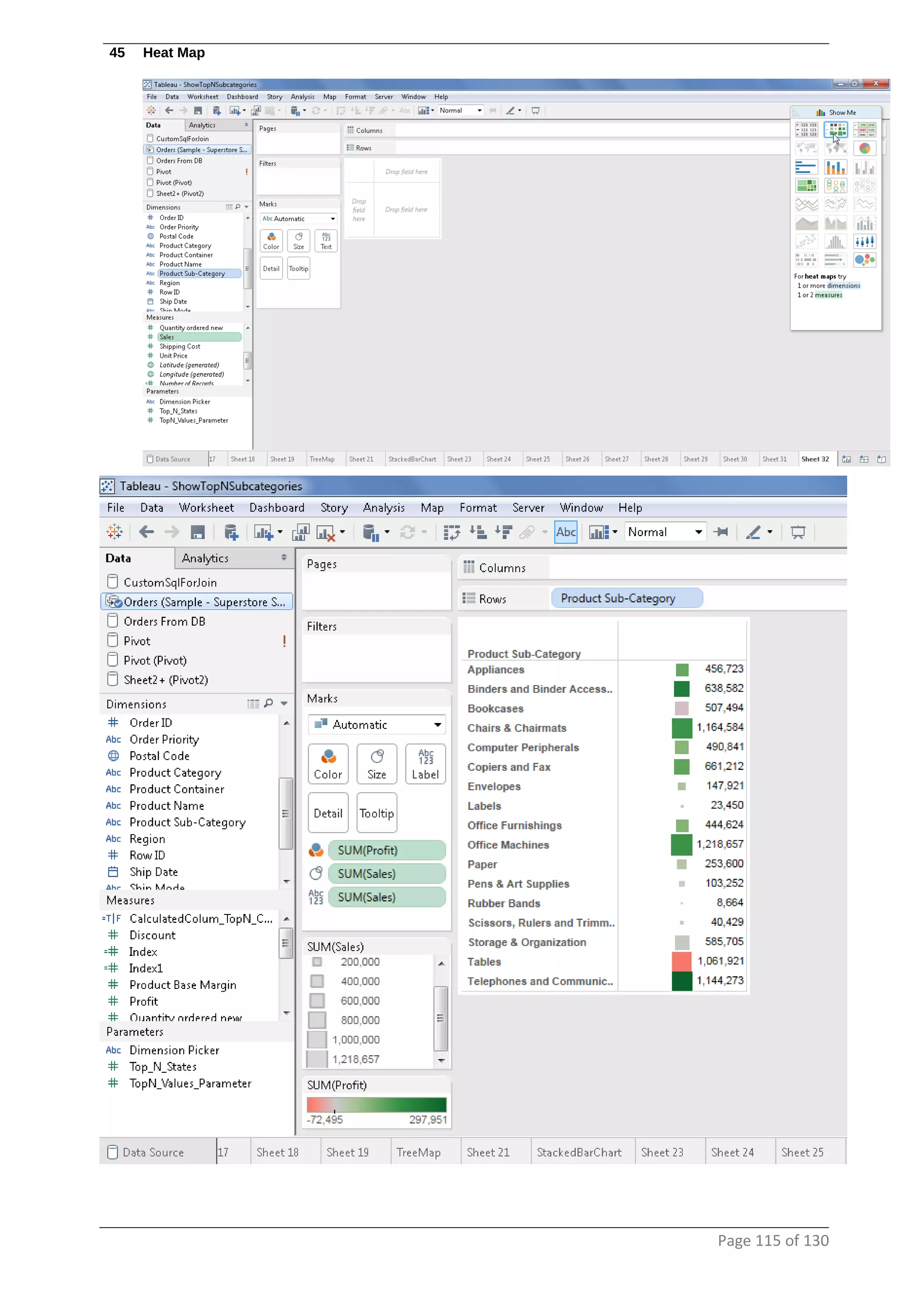 45 Heat Map
Page 115 of 130
 