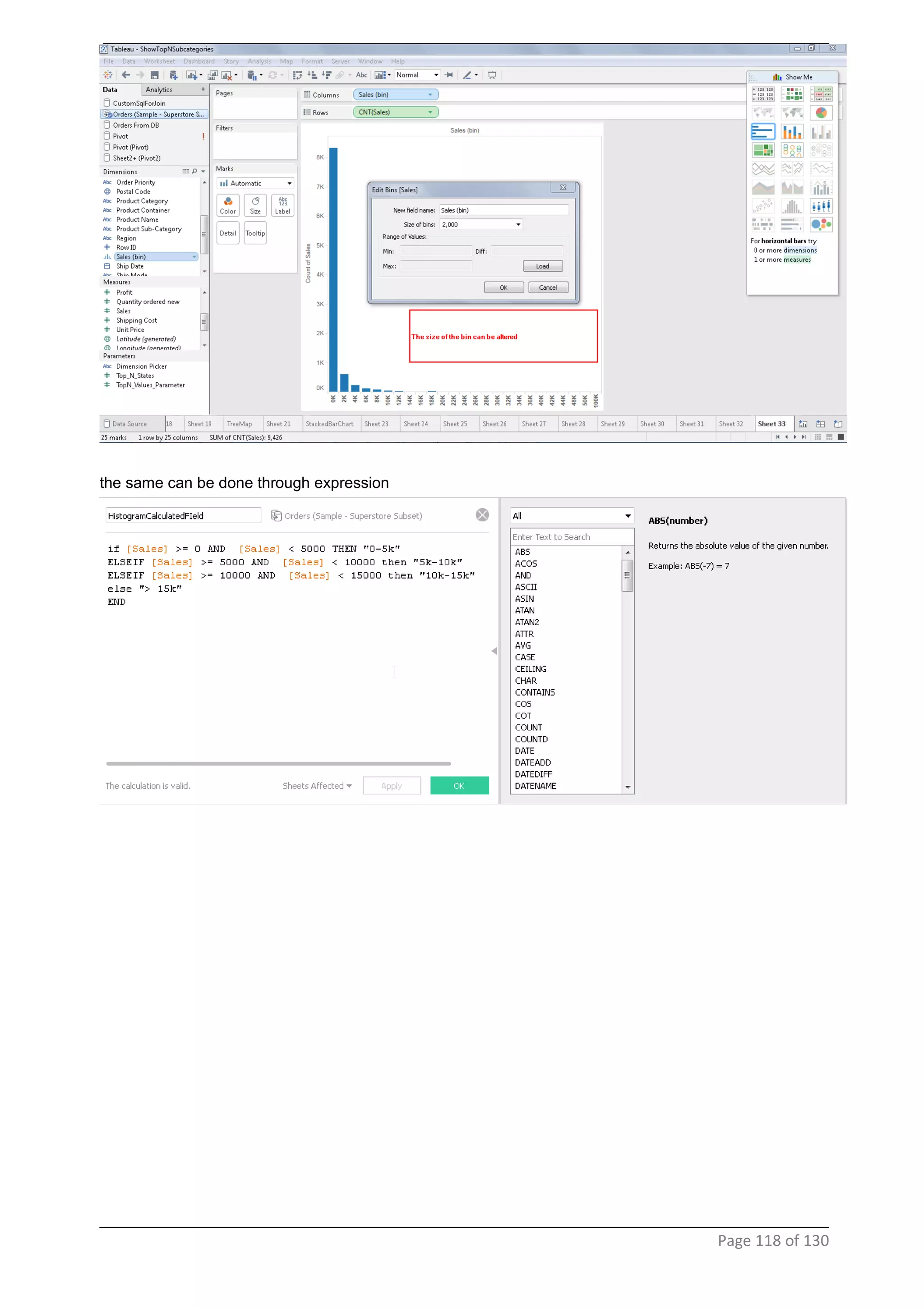 the same can be done through expression
Page 118 of 130
 