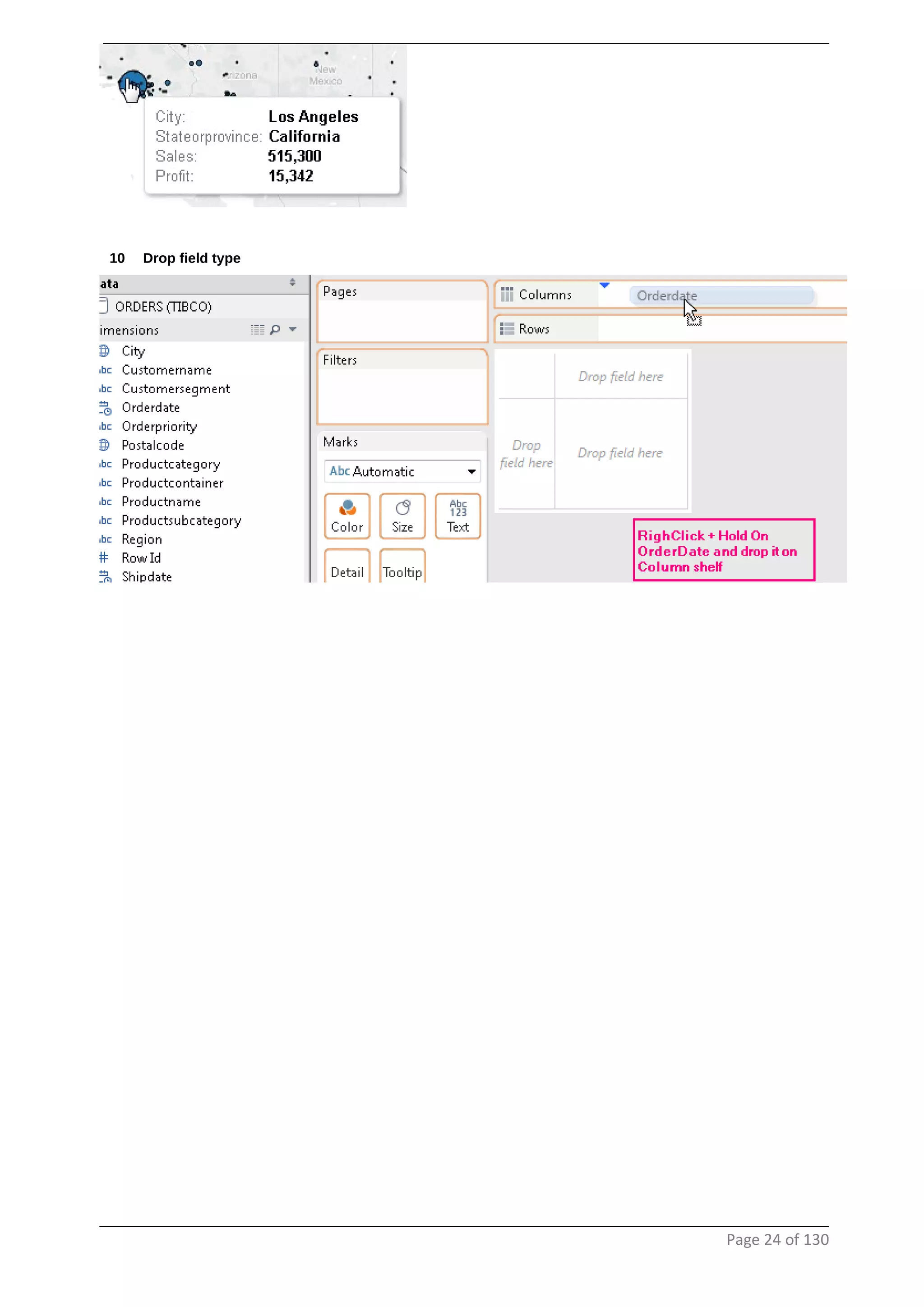 10 Drop field type
Page 24 of 130
 