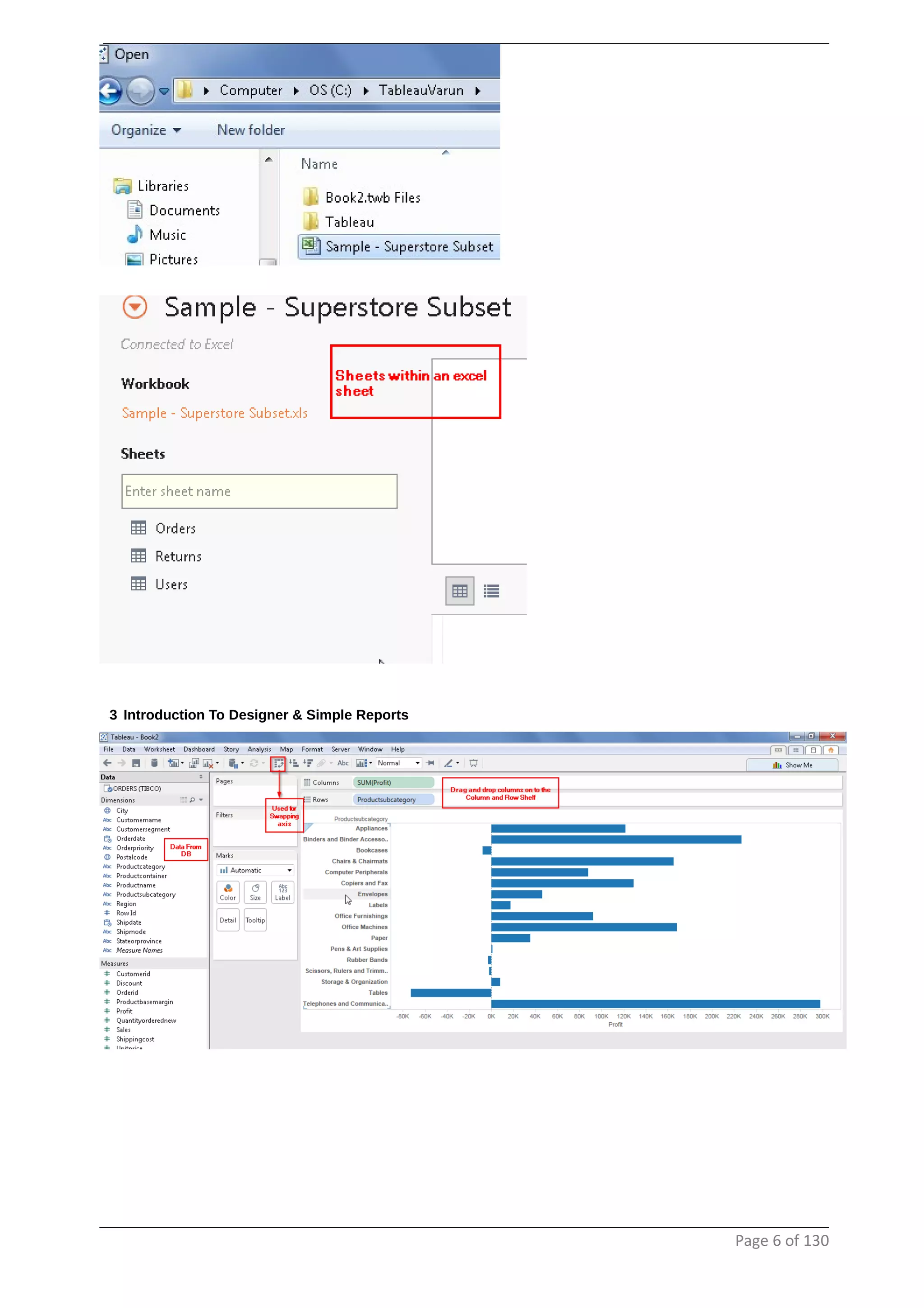 3 Introduction To Designer & Simple Reports
Page 6 of 130
 