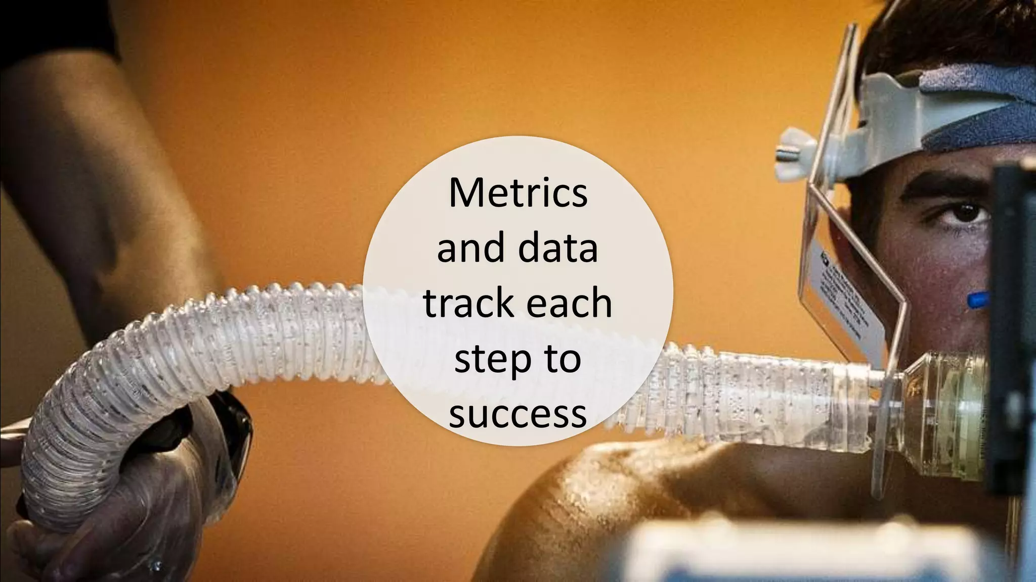 Metrics
and data
track each
step to
success
 