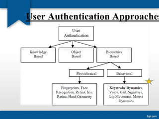 User Authentication Approaches

 