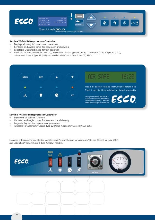 Esco Biological Safety Catalog